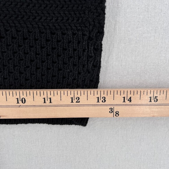 ARITZIA WILFRED Sunset Top Womens Small Black Crochet Cropped Strappy Tank - Picture 11 of 12